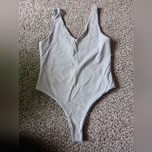Forever 21 Gray Bodysuit One Piece